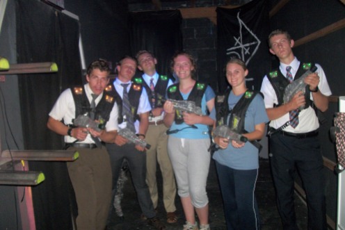 laser tag last pday, you will never guess who lost (me!!)